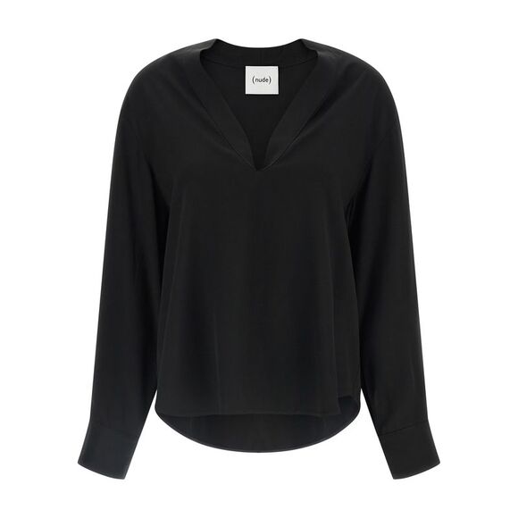 NUDE Sweaters - Nude Women V-Neck Blouse